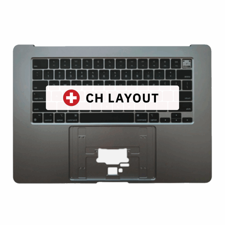 Top Case MacBook Air 15" A3114 (Early 2024) Space Gray Layout CH