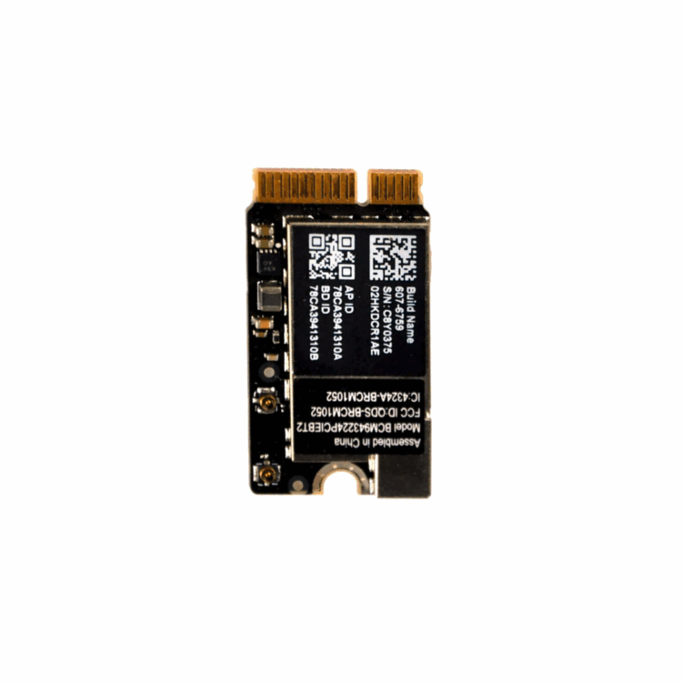 Scheda Airport Wi-Fi + Bluetooth per MacBook Air 11" 13" A1369 A1370 A1465 A1466 (Late 2010 – Mid 2012) – USATO