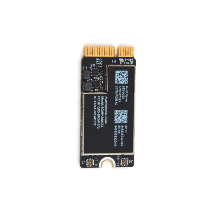 Scheda Airport Wi-Fi + Bluetooth per MacBook Air 11" 13" A1465 A1466 (Mid 2013 – Mid 2017) – USATO