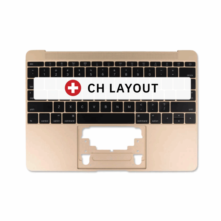 Topcase macbook a1534 Mitte 2017 Anfang 2016 gold