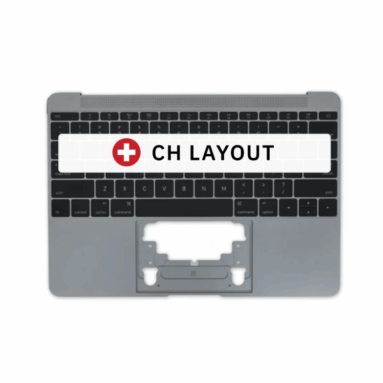 top case macbook a1534 mid 2017 early 2016 Space gray