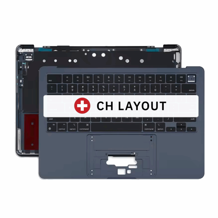 Topcase macbook air a2681 mid 2022 silber