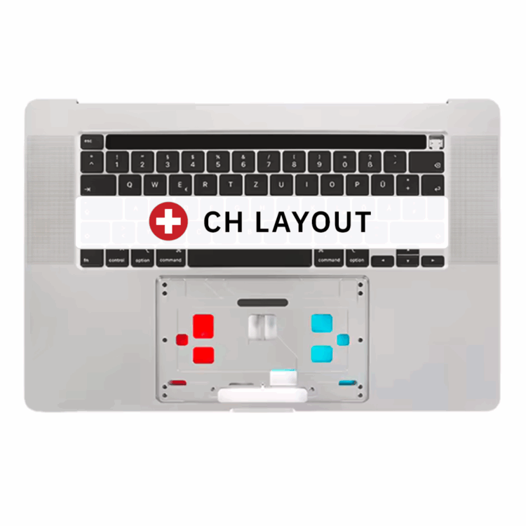 top case macbook pro 16 a2141 late 2019 ch silver