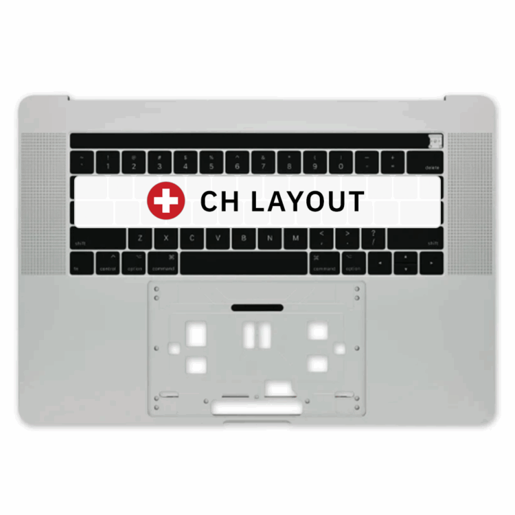 top case macbook pro a1707 late 2016 mid 2017 silver