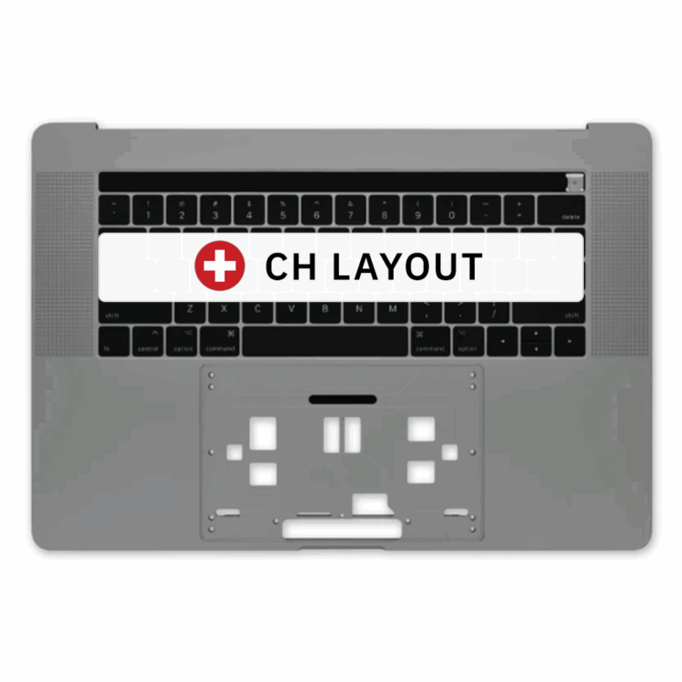 top case macbook pro a1707 late 2016 mid 2017 silver