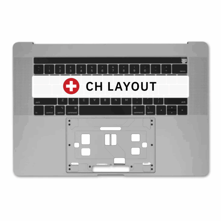 top case macbook pro a1990 mid 2018 mid 2019 space gray
