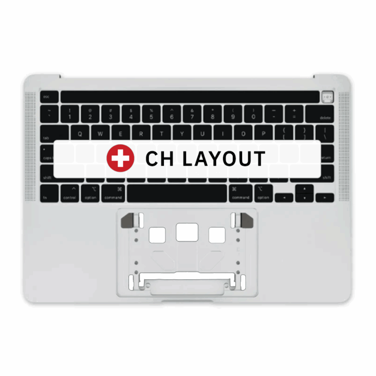topcase macbook pro 13 a2251 mid 2020 silver
