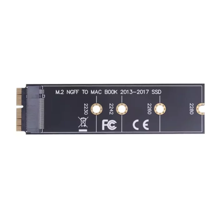 M.2 NVMe SSD Adapter für MacBook Pro 13/15 und MacBook Air 11/13 (Mid 2013 - Early 2017)