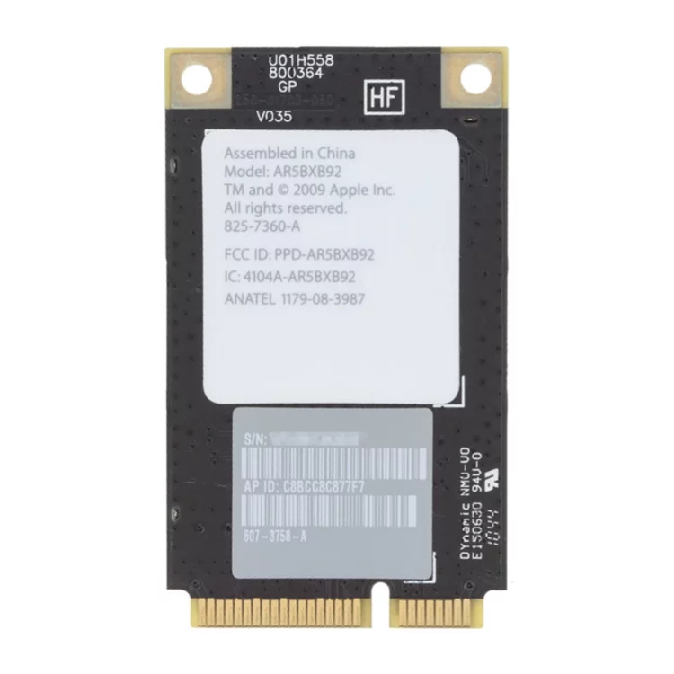 AirPort-WLAN-Karte als Ersatzteil für den iMac 21,5 und 27 Zoll A1311 A1312 (Late 2009 – Mid 2010)