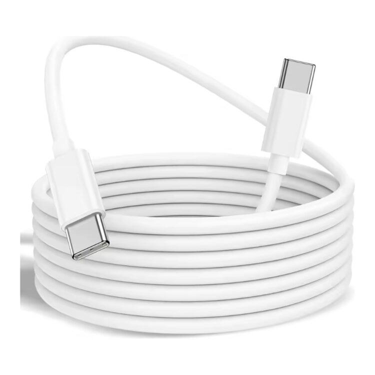 Câble de chargement USB-C vers USB-C 2m compatible pour MacBook