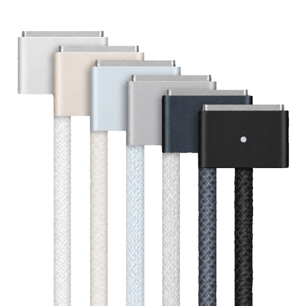 USB-C MagSafe 3 Ladekabel 2m für MacBook in den sechs verfügbaren Farben