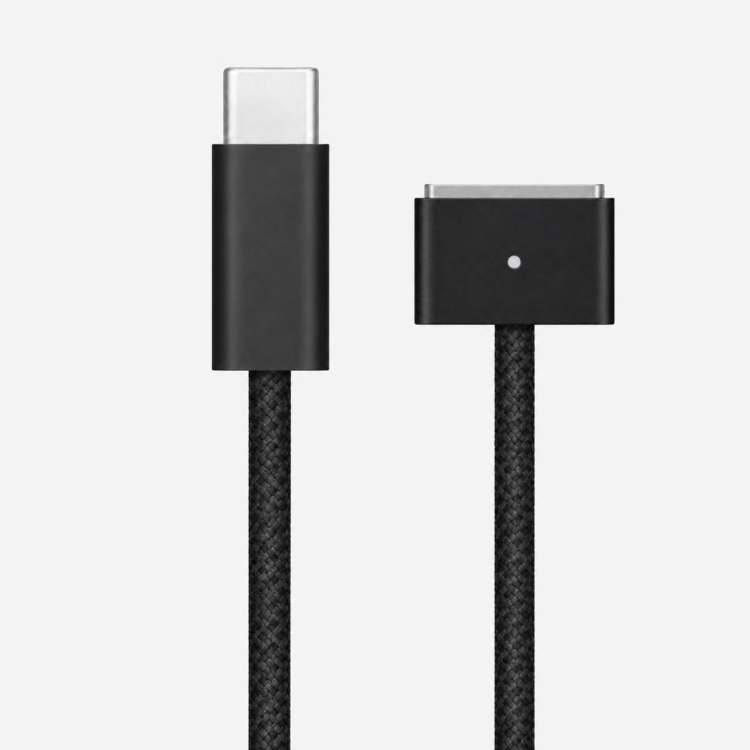USB-C Ladekabel MagSafe 3 2m für MacBook Space Schwarz